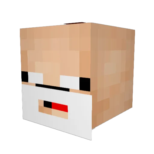 galaxy1315 Minecraft avatar head, 3D render