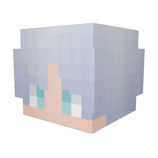 galaxy90459 Minecraft avatar head, 3D render