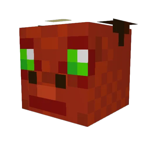 galaxy_ebay Minecraft avatar head, 3D render