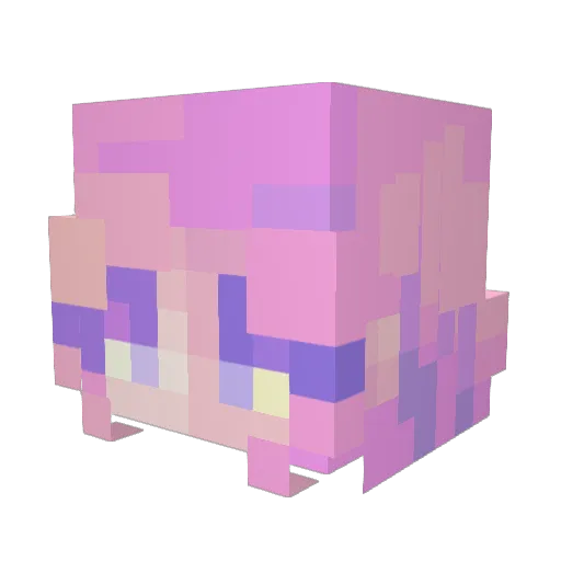 galaxy_moon3 Minecraft avatar head, 3D render