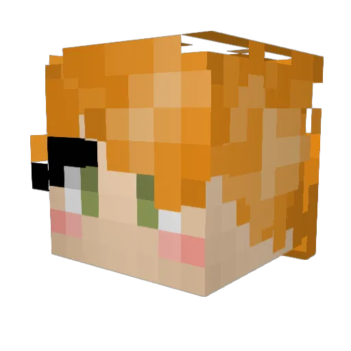 galaxycos888 Minecraft avatar head, 3D render