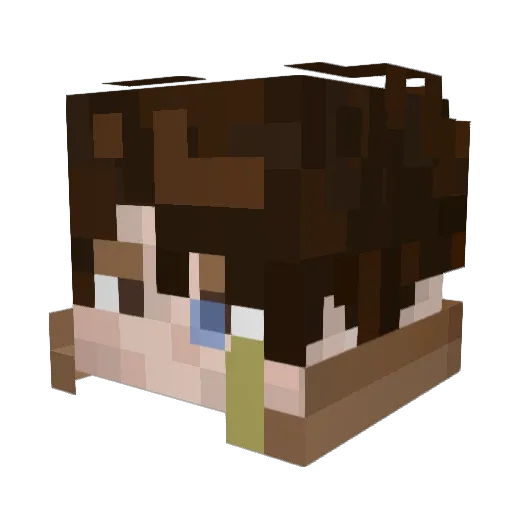 galaxyezz Minecraft avatar head, 3D render