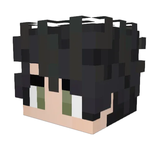 galaxyharrison Minecraft avatar head, 3D render
