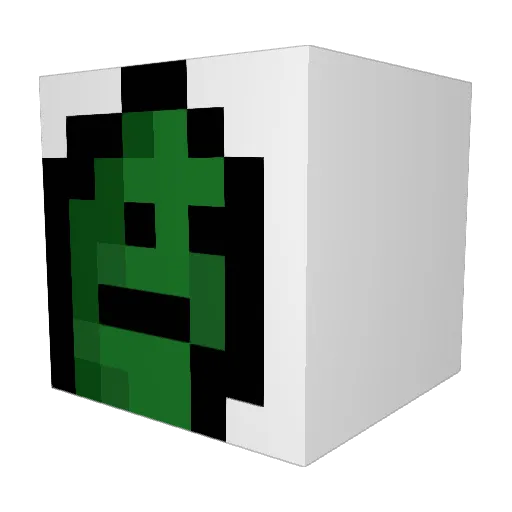 galaxynuts08 Minecraft avatar head, 3D render