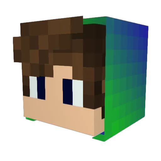 galaxytyger5 Minecraft avatar head, 3D render