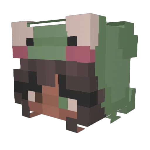 galelel_ Minecraft avatar head, 3D render