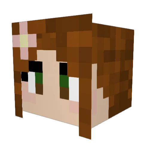 galexia58 Minecraft avatar head, 3D render