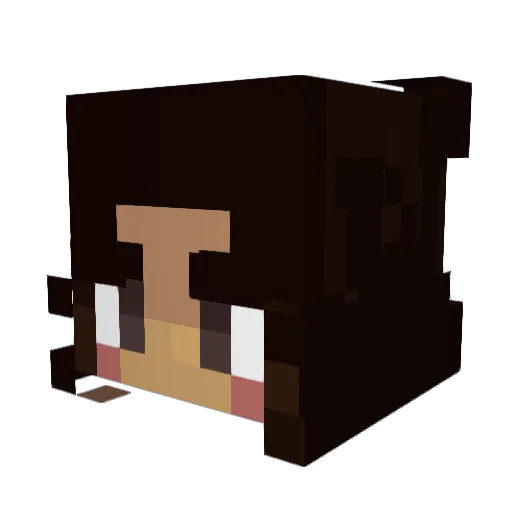 gali026 Minecraft avatar head, 3D render