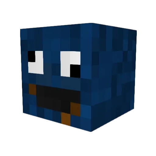 galigoolie Minecraft avatar head, 3D render