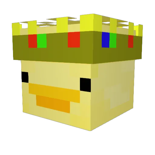 galiiiii Minecraft avatar head, 3D render