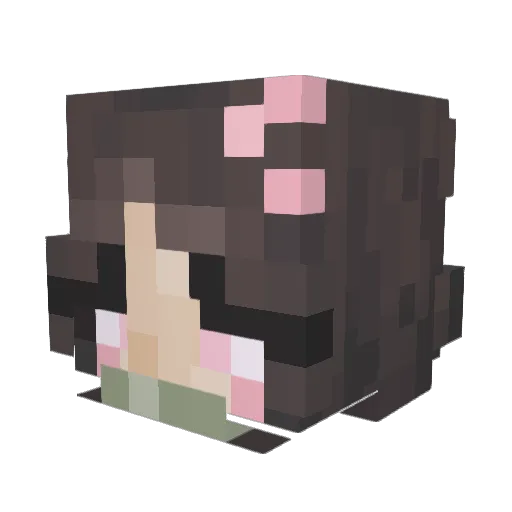 galixy98 Minecraft avatar head, 3D render