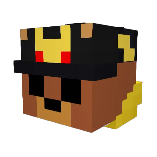 galizgz Minecraft avatar head, 3D render