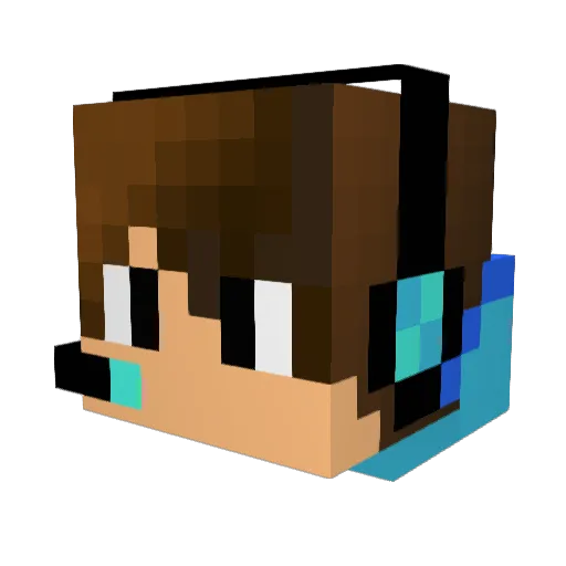 galle0716 Minecraft avatar head, 3D render