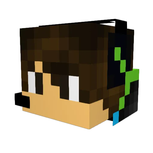 gallet5 Minecraft avatar head, 3D render