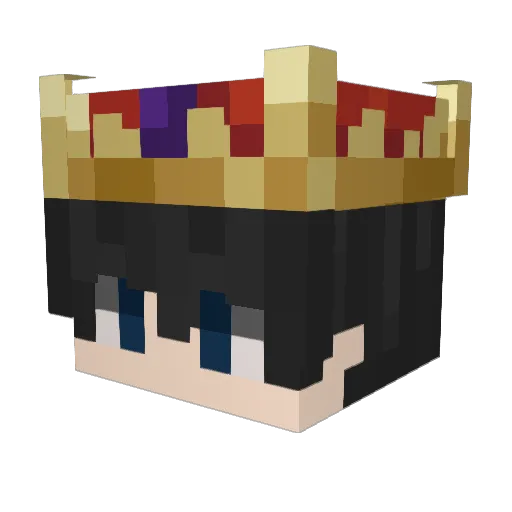 gallinho12 Minecraft avatar head, 3D render