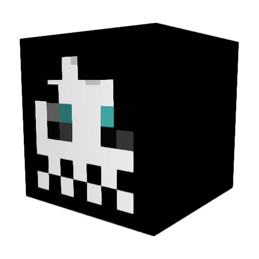 gallooo Minecraft avatar head, 3D render
