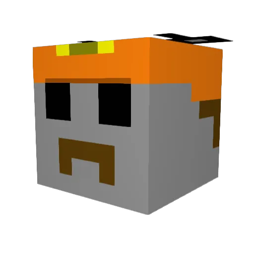 galloway743 Minecraft avatar head, 3D render