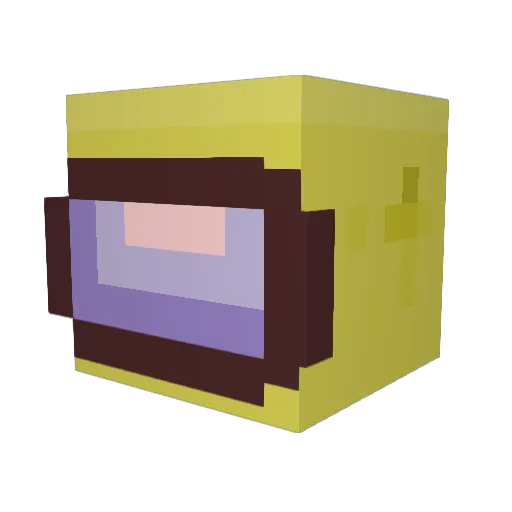 galosinyo Minecraft avatar head, 3D render