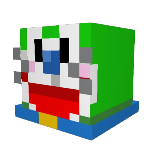 galuc84 Minecraft avatar head, 3D render