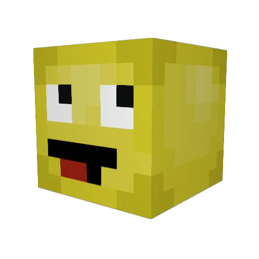 gamao0603 Minecraft avatar head, 3D render