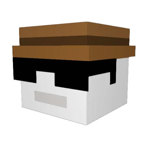 gamart111 Minecraft avatar head, 3D render