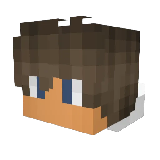 gamasekin Minecraft avatar head, 3D render