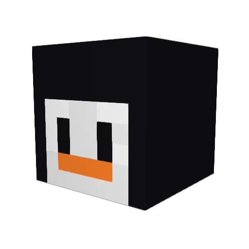 gambeany Minecraft avatar head, 3D render