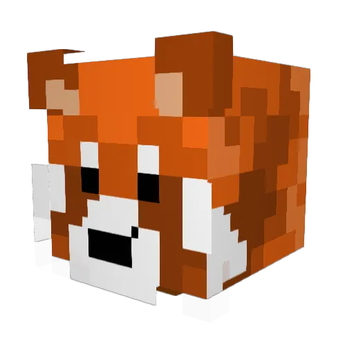 gambero1 Minecraft avatar head, 3D render
