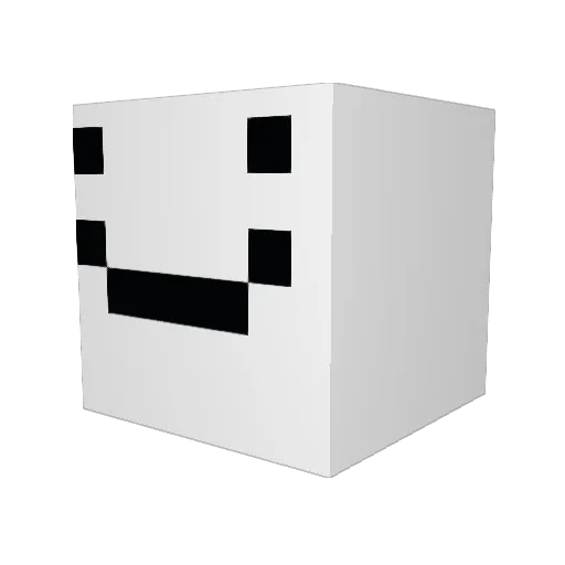 game1839 Minecraft avatar head, 3D render