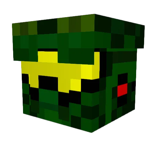 game5000 Minecraft avatar head, 3D render
