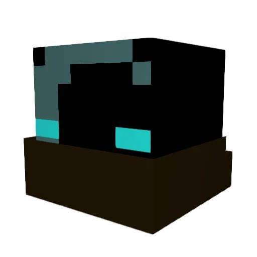 game_2 Minecraft avatar head, 3D render