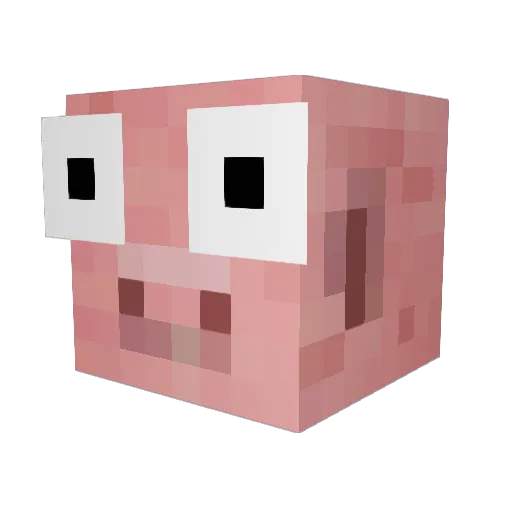 game_boy_MC Minecraft avatar head, 3D render