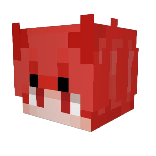 game_honey01 Minecraft avatar head, 3D render
