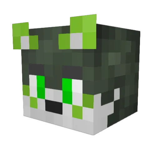 game_jack Minecraft avatar head, 3D render