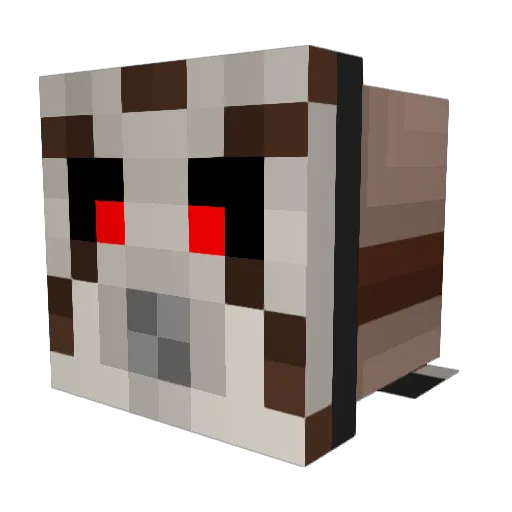 gamebird8000 Minecraft avatar head, 3D render