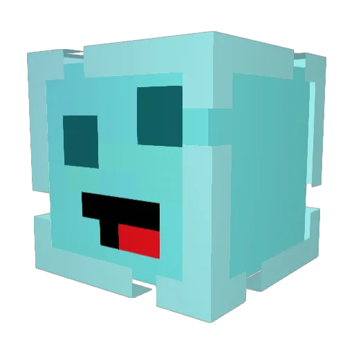 gameblast09 Minecraft avatar head, 3D render