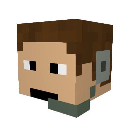 gameboy1423 Minecraft avatar head, 3D render