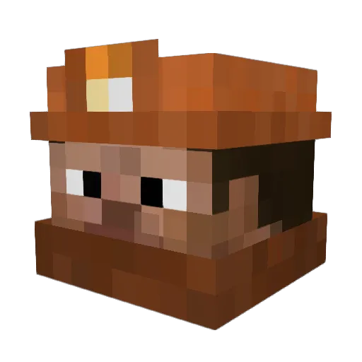 gamechanger75843 Minecraft avatar head, 3D render