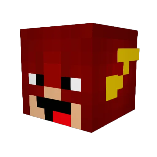 gamedown66 Minecraft avatar head, 3D render