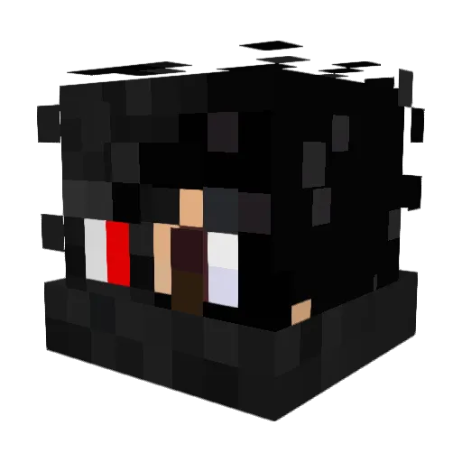 gamefailure Minecraft avatar head, 3D render