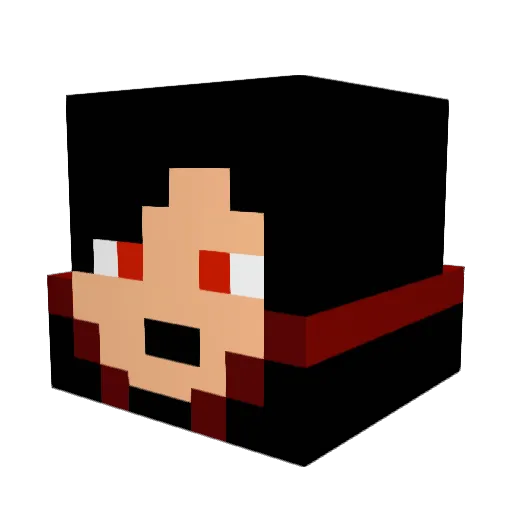 gamefans Minecraft avatar head, 3D render
