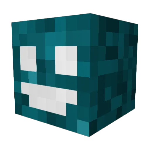 gamegangsta Minecraft avatar head, 3D render