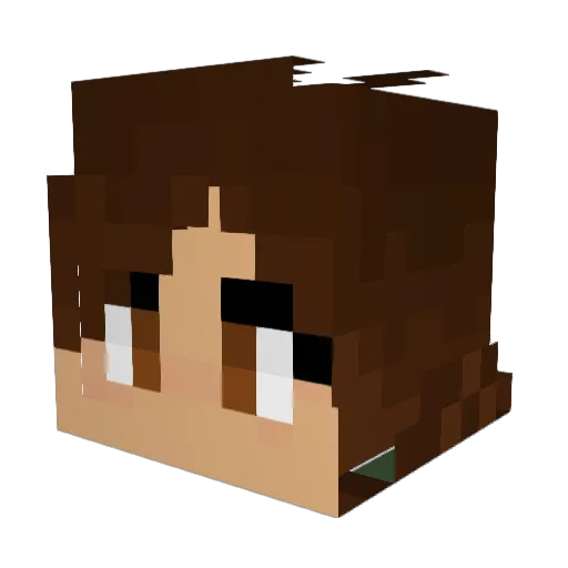 gamegeek1995 Minecraft avatar head, 3D render