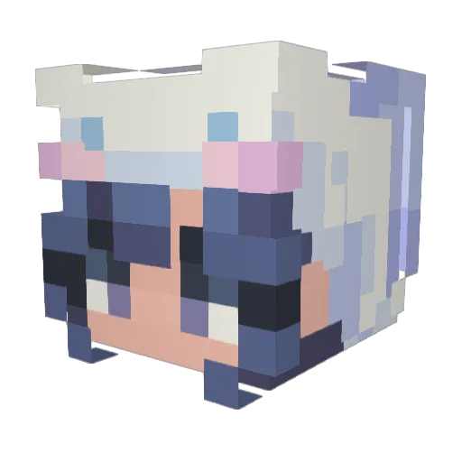 gameget123 Minecraft avatar head, 3D render
