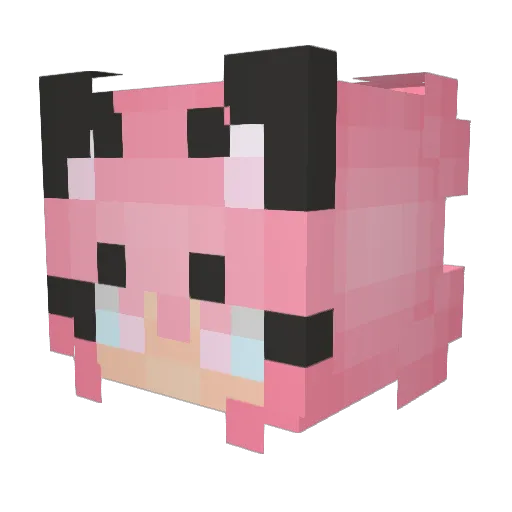 gamekat4 Minecraft avatar head, 3D render