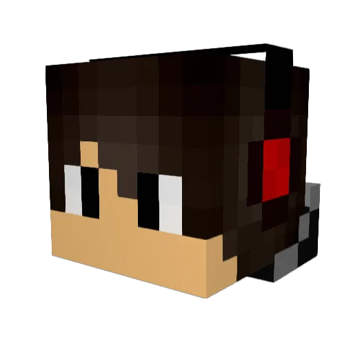 gamelc1 Minecraft avatar head, 3D render