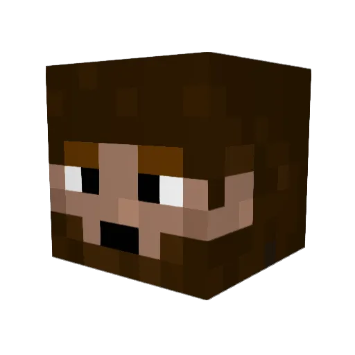 gamelord1223 Minecraft avatar head, 3D render