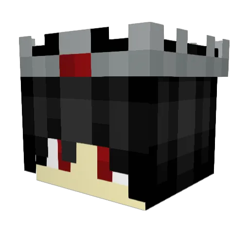 gameloveyou Minecraft avatar head, 3D render