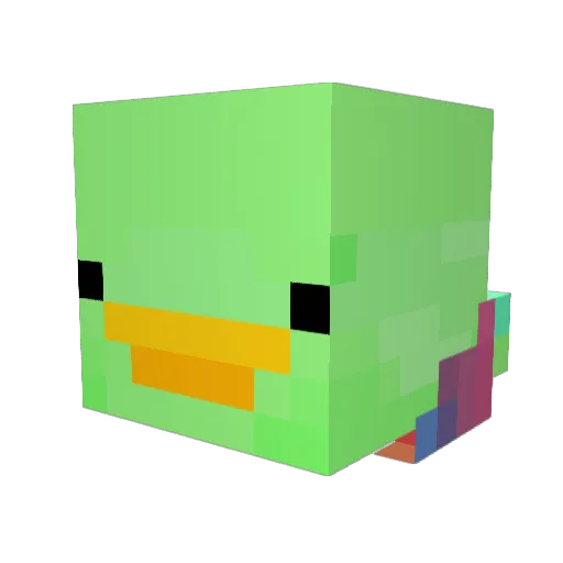 gameluck2 Minecraft avatar head, 3D render