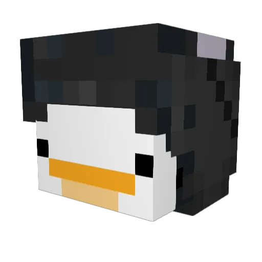 gamemodeON__ Minecraft avatar head, 3D render